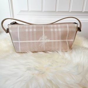 Burberry Haymarket Check Bag. Authentication Included!